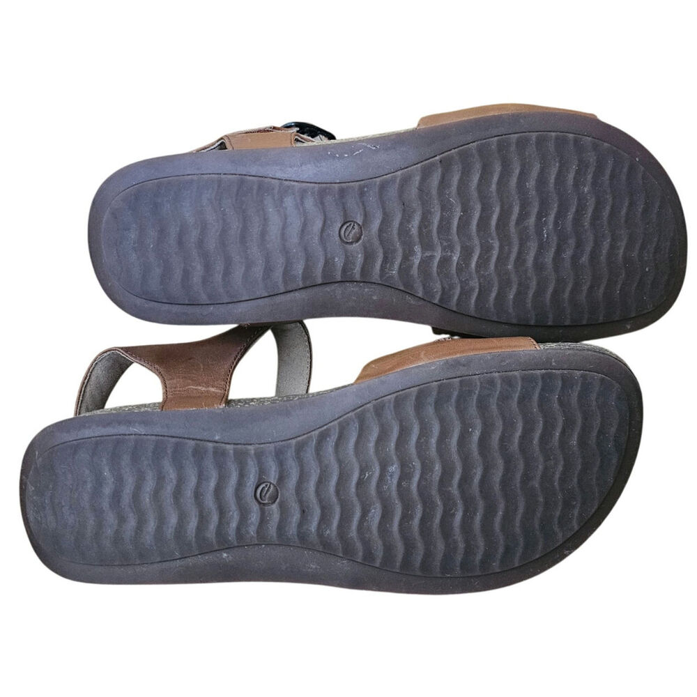 Clarks Unstructured Un Perri Way Flat Sandals Dar… - image 5